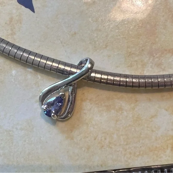 Tanzanite necklace - Picture 3 of 5